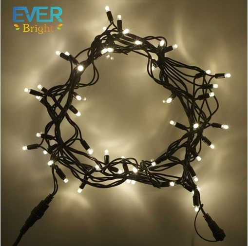 Wholesale custom  Christmas string lightings led garland light chain outdoor