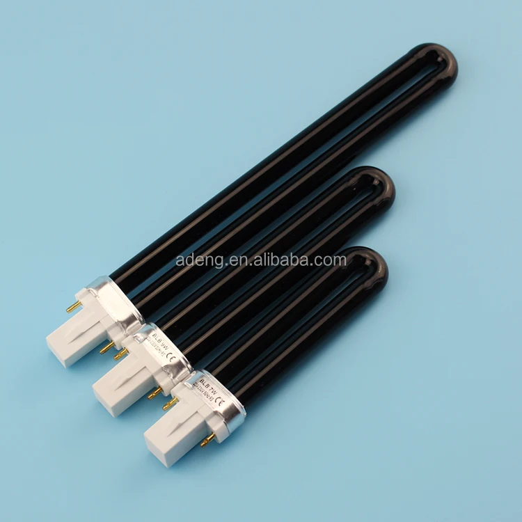 9 Watt UV-A replacement bulb for black flag light bulb T4 black light bulb with G23 2G7 4pins base 8000hours