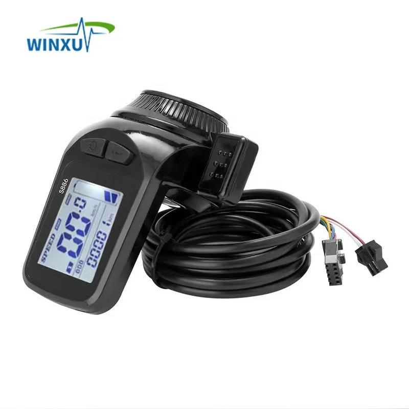 Лидер продаж 250 Вт 13А 24 В 36 48 бесщеточный двигатель универсальный контроллер с ЖК-дисплеем S886