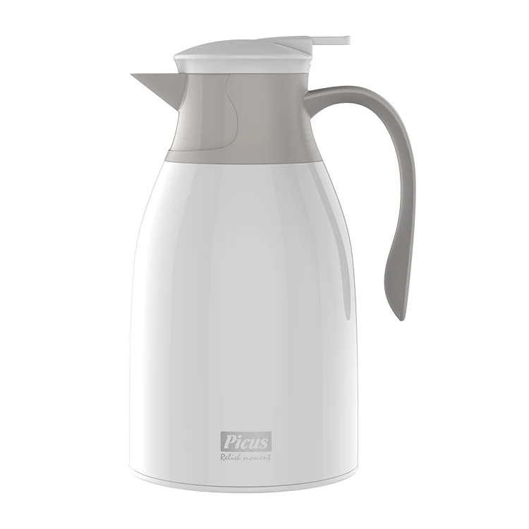 1L Thermos Jug Water Vacuum Kettle Vacuum Flask Glass Inner PP Outer Vacuum Flasks & Thermoses Keeping Drink Hot Cold 12-24hrs