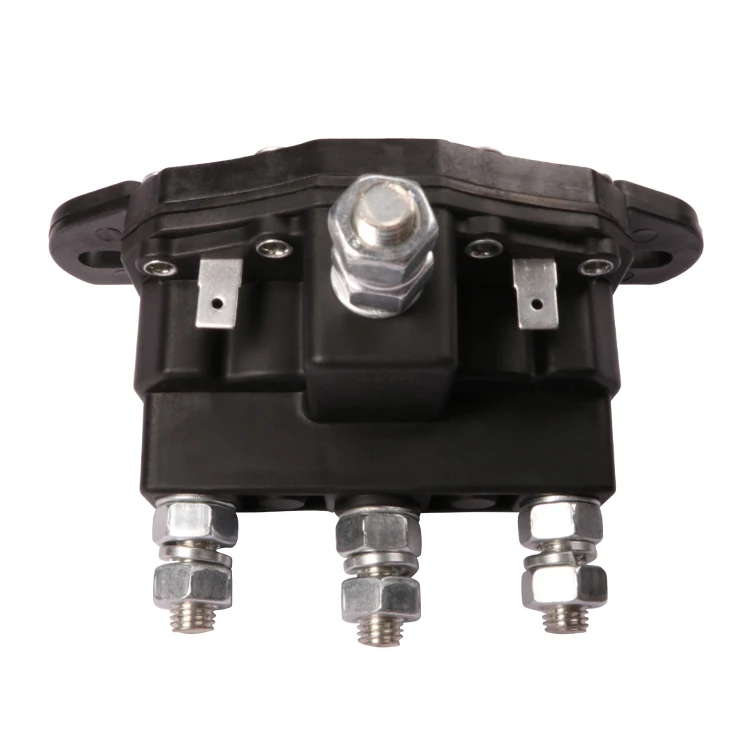 Relay Winch Motor Reversing Solenoid Switch 12 Volt Reversing Polarity Contactor for Permanent Magnet Winch