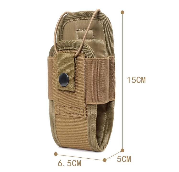 Universal cordura nylon heavy duty rugged two way radio walkie talkie carrying case belt pouch with belt loop