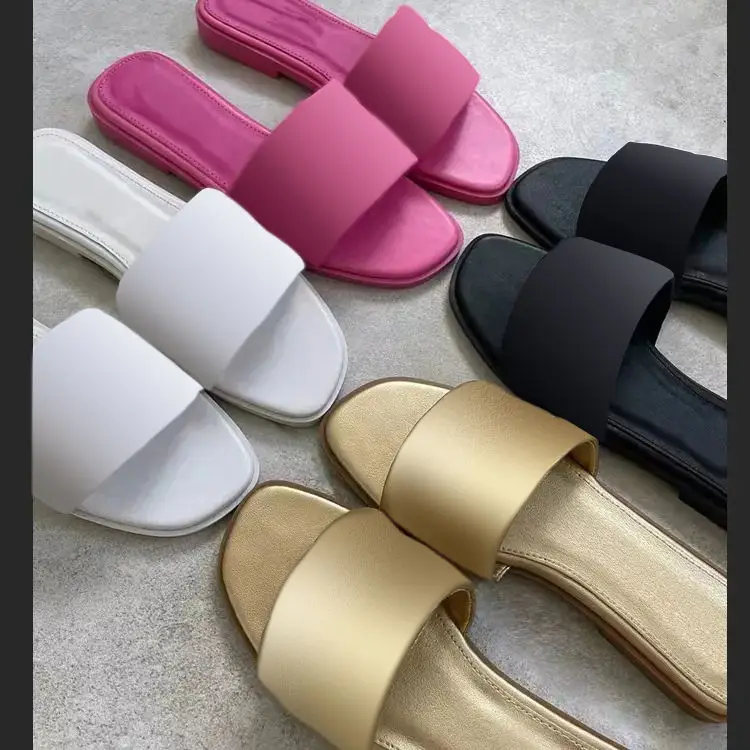 2023 New Arrivals Fashion Female Slipper Flat Sandals for Women and Ladies Casual Open Toe Summer Shoes Slide Sandal