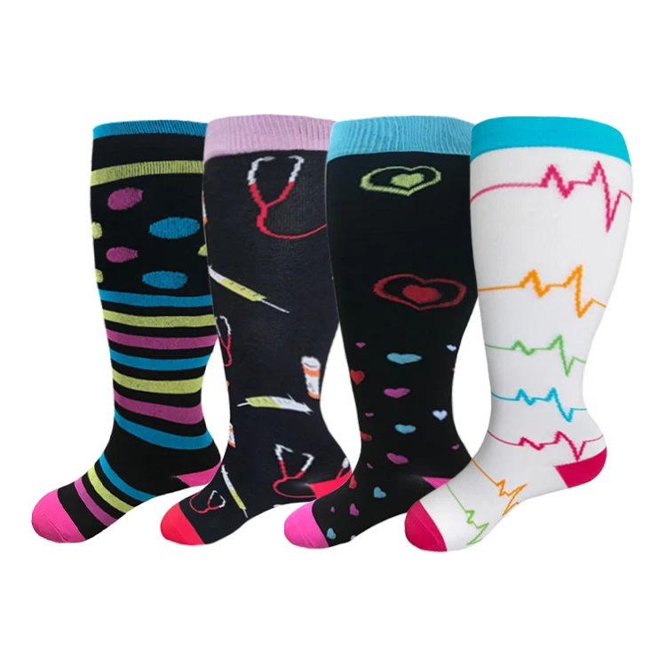 Женские компрессионные socks15-20mmhg больших размеров