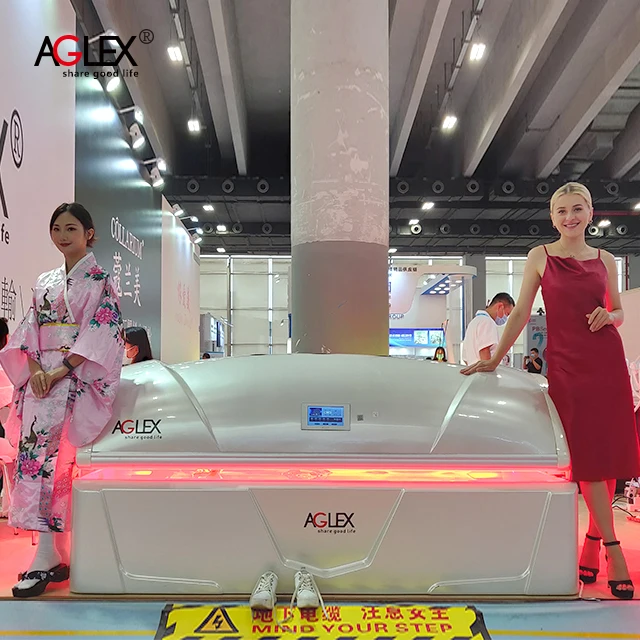 AGLEX whole body Biophoton Infrared LED Phototherapy Collagen stimulates skin tightening and whitening cockpit imported from Jap