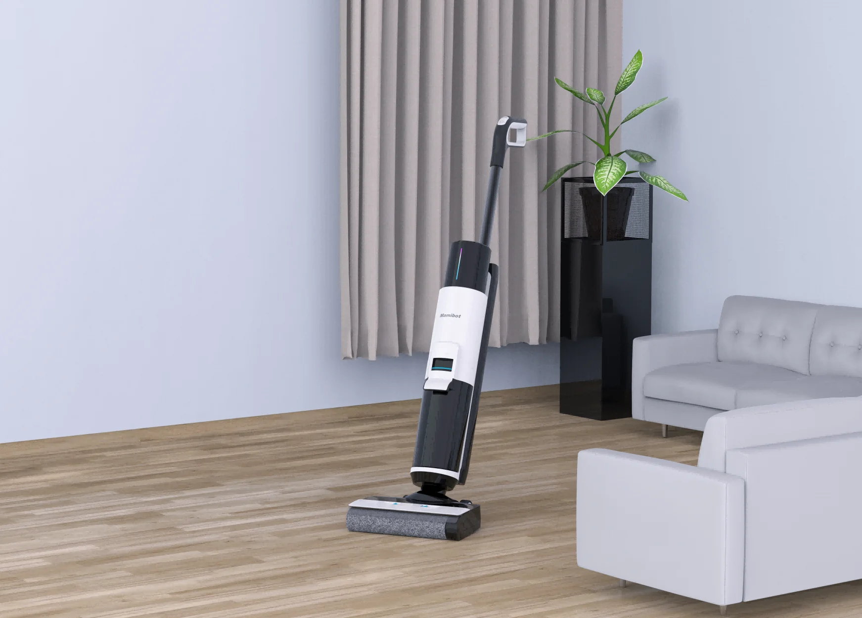 MAMIBOT High-End FLOMO MAX Cordless Vacuum Cleaner Self-Cleaning Function Wet Dry Cleaning Floor Washer Home Outdoor Hotel Use