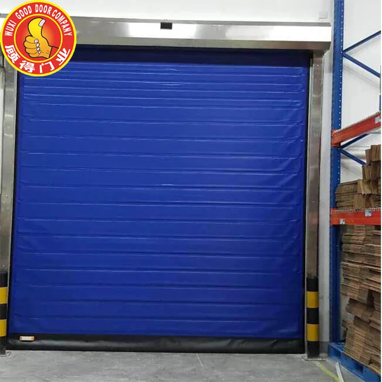 Double-drum Cold Storage Fast-rolling Door/Low price and high quality/High Speed