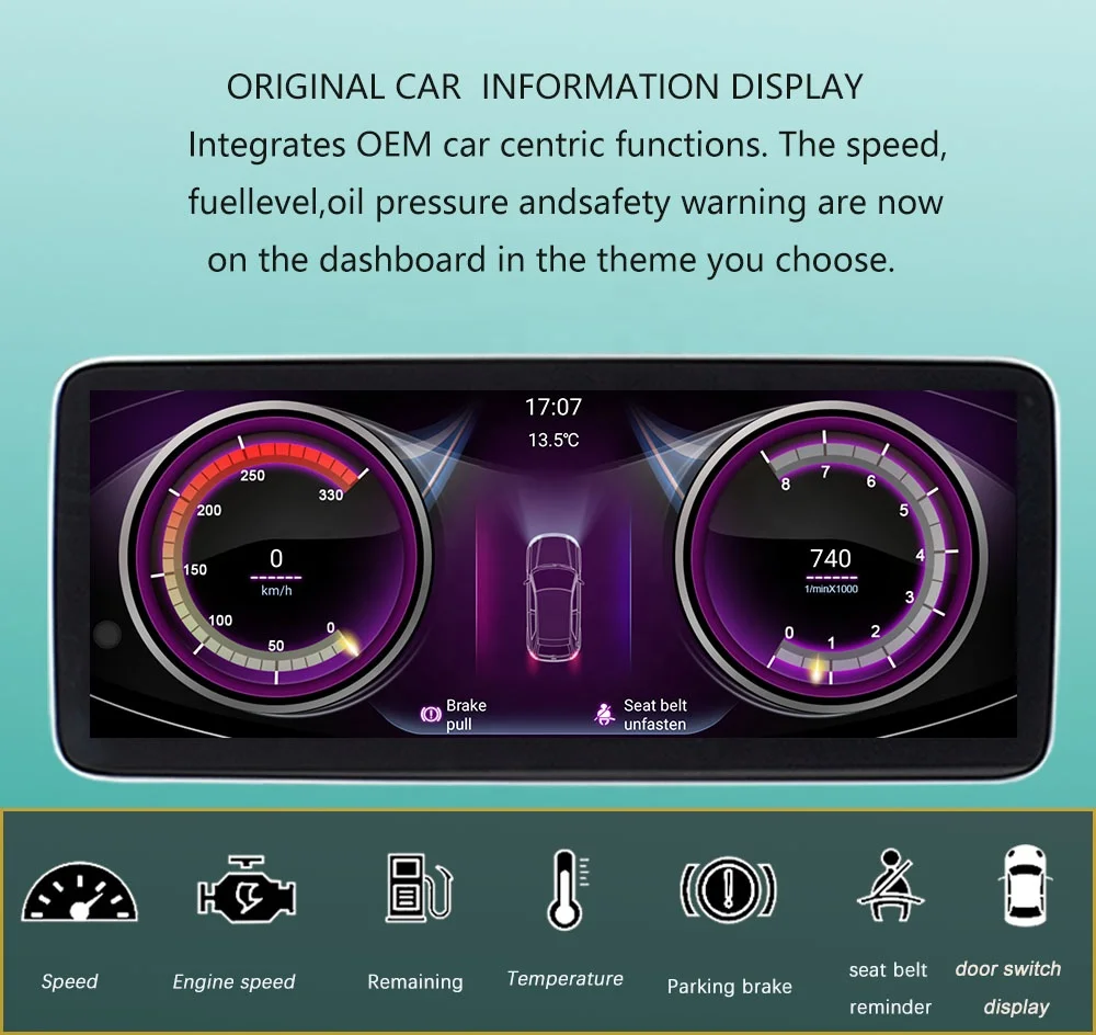 Hot Sale 10.25 inch Autoradio For Mercedes Benz Class GLA C156 2013 - 2018 Frame 2Din 4G Carplay Android Auto GPS Navigation