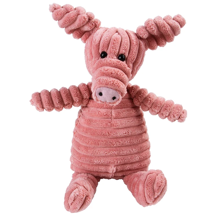 Yiwu Toy Factory Wholesale Funny Bulldog Vent Plush Sounding Chew Toy for Small and Medium Pets for Cats and Dogs