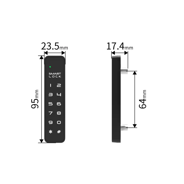 High quality  Password Cabinet Lock Electronic Digital Combination Lock Locker Smart Cabinet Lock