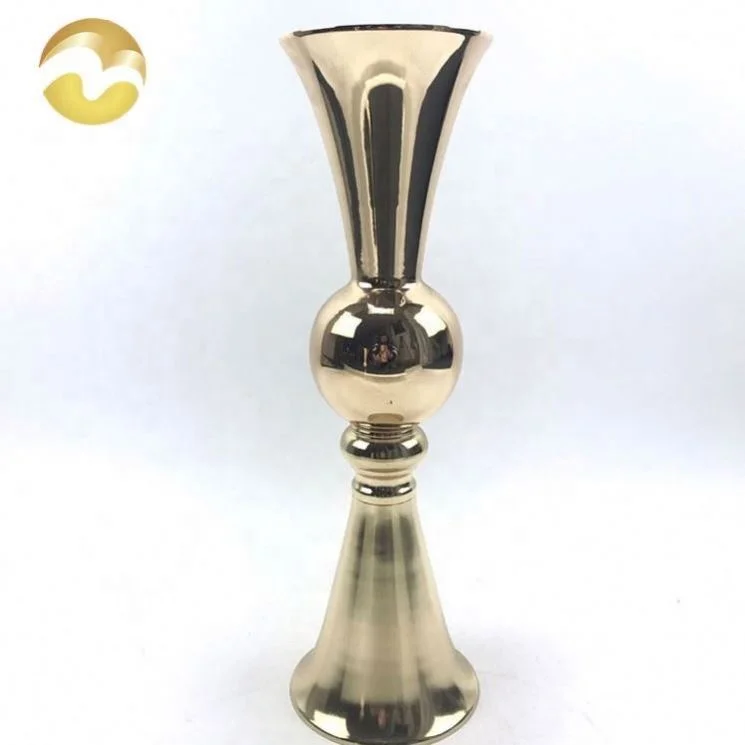 Hot sale product sliver stand vases metal flower vase
