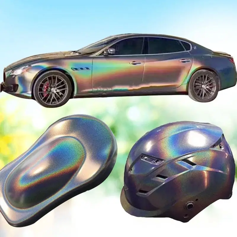 Intense chrome Mirror Fine  Holo Car Paint Pearl Pigment Powder -15-20um Holographic Automotive Paint Pigment