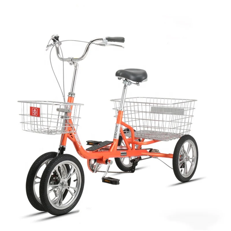 tricycle for Grocery shopping bicycle three wheel trike adult tricycle