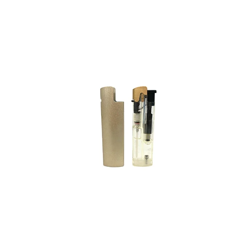 Metal cover gas lighter for cigarette Color paint windproof jet flame lighter