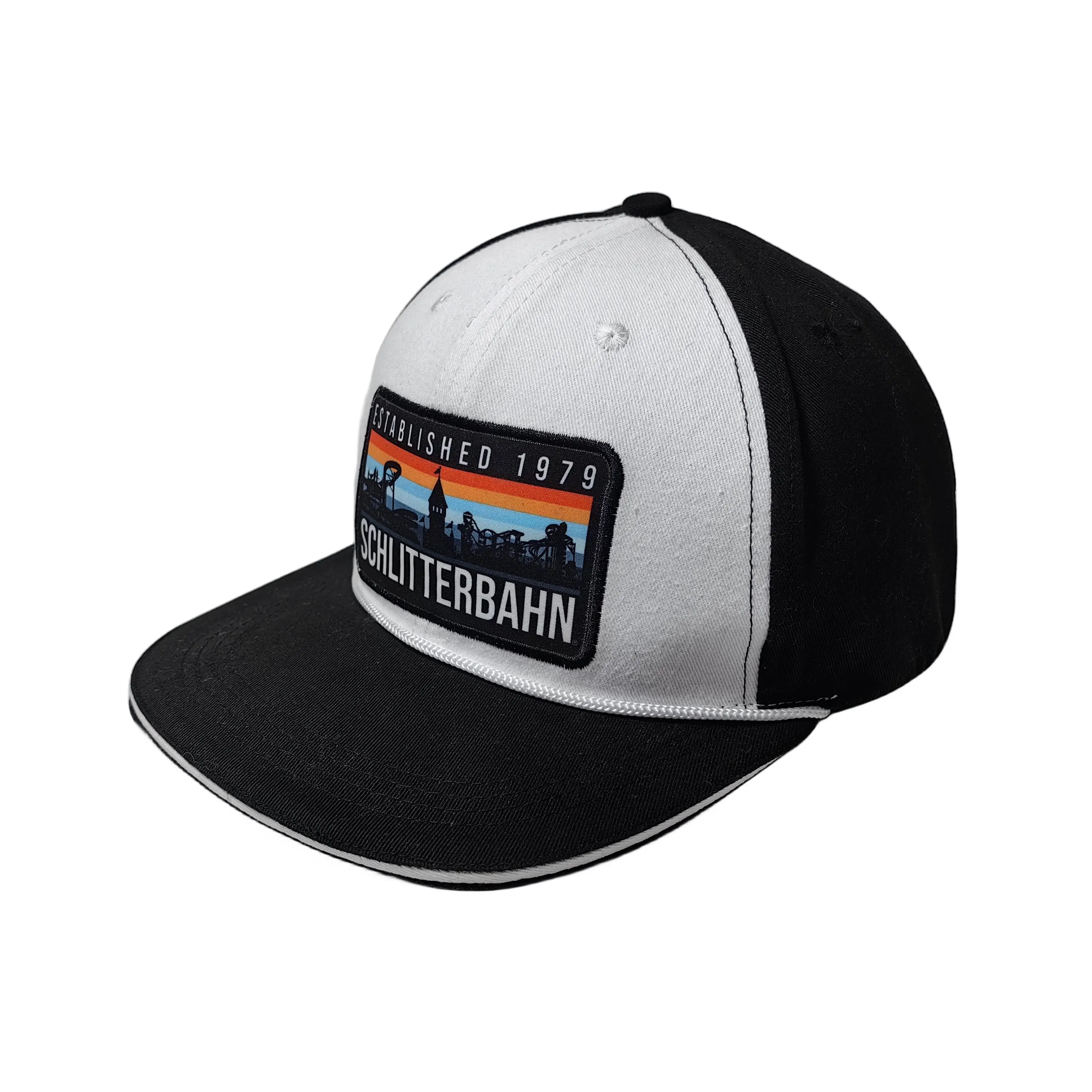Fashion Design Customized Promotional Sublimation Printing Patch Flat Bill Strip on Visor Baseball cap