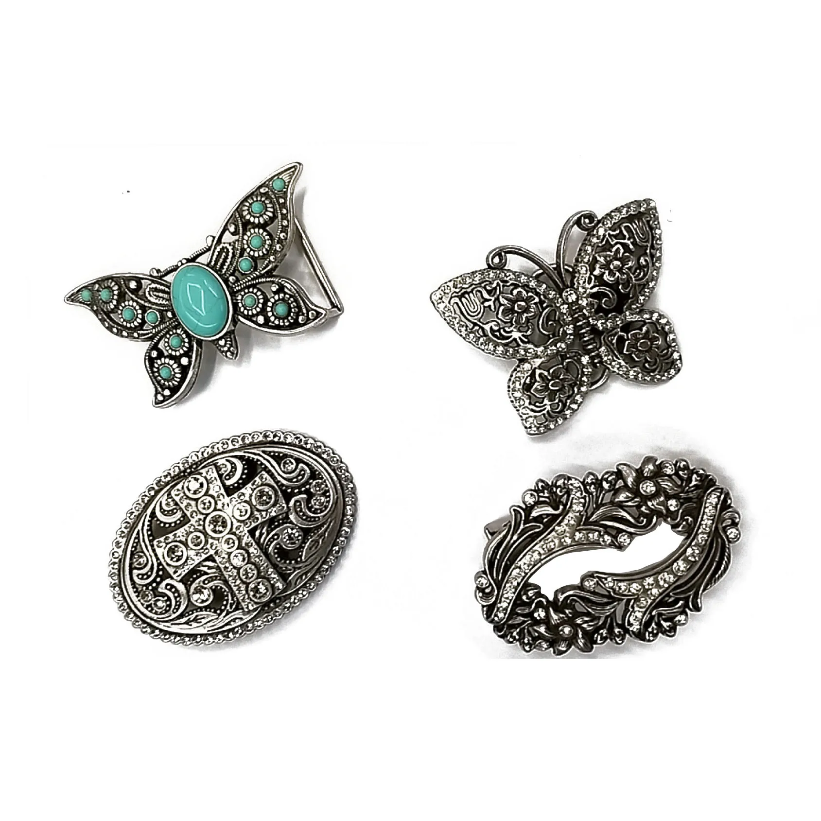 Wholesale Western Oversize Belt Buckle 40mm Hebilla de Metal Custom Brand Logo Cowboy Buckle