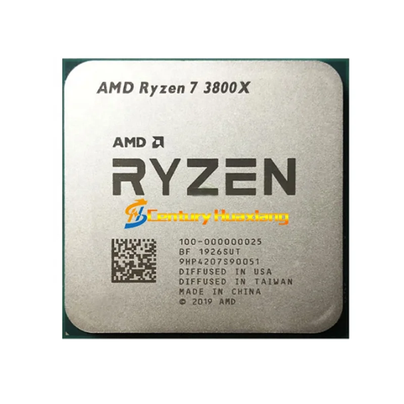 AMD R7 3800X 3 9 ГГц до 4 7 Восьмиядерный 16-нить процессор Количество ядер процессора 32 Мб разъем AM4 новый лоток