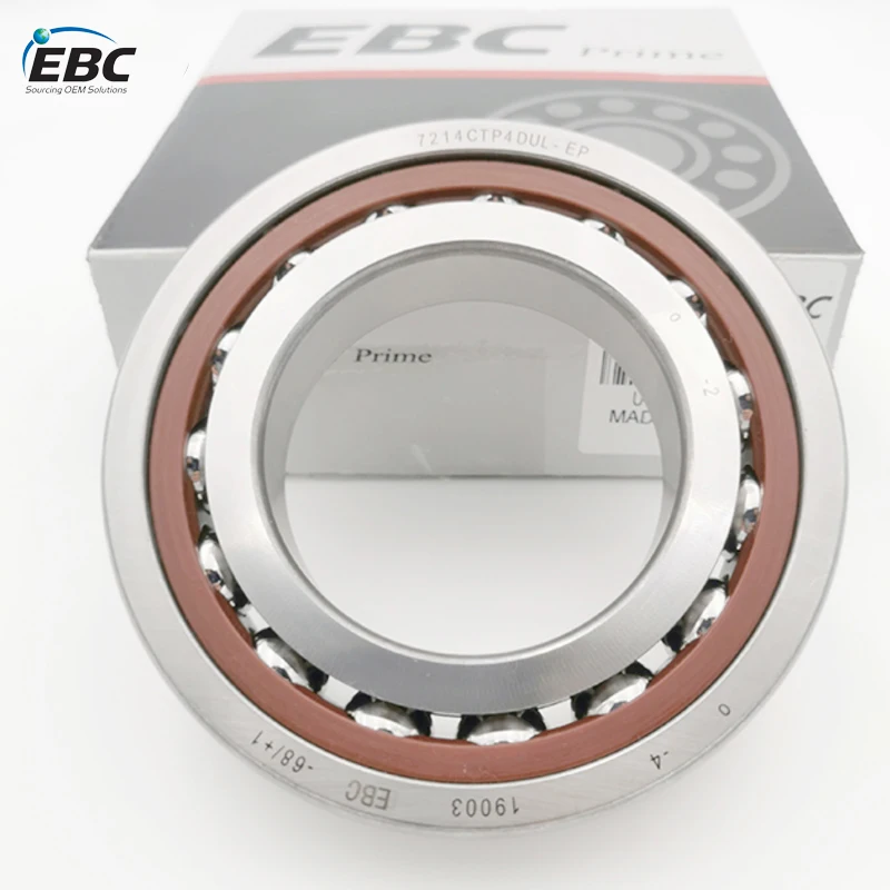 
 EBC 7214 CT P4UL Высокоточный подшипник шпинделя, радиально-упорный шарикоподшипник высокого качества, Прямая продажа с завода  