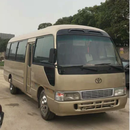 100% japanese brand used cars used Coaster coach bus with diesel engine 30 seats cheap price bus for sale