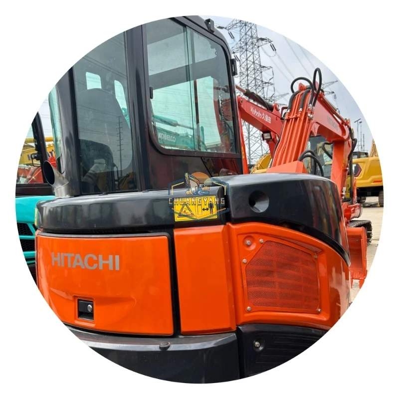 Used Original Hitachi ZX50U 5 Ton Small Crawler Excavator Low Price Hydraulic ZX 50U low working hours