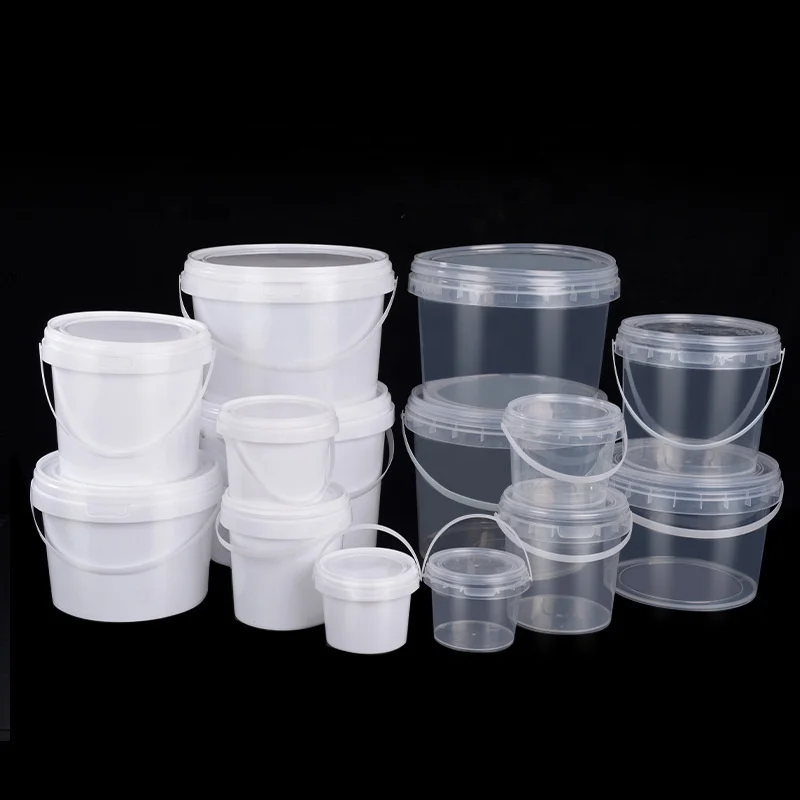 Holiday Buckets Plastic Buckets, Small Food Grade Plastic Eco-friendly Carton Customized Size Factory Wholesale of 300ml-5l