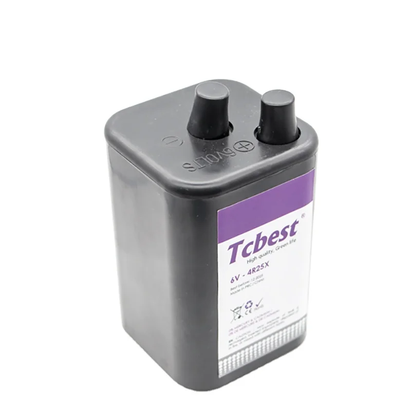 High quantity Wholesale  Super Heavy Duty 4R25 zinc carbon  dry Battery 6V for toys and  Camera