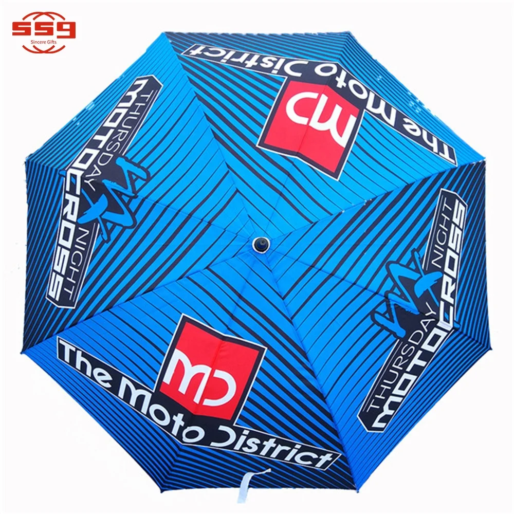 Рекламный подарок на заказ, цифровой полноразмерный большой логотип, прямой автоматический зонт для гольфа с принтом логотипа (62046067839)
