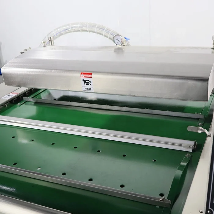 Fresh fish food vacuum sealer systems industrial vacuum packer belt type vacuum sealing machine