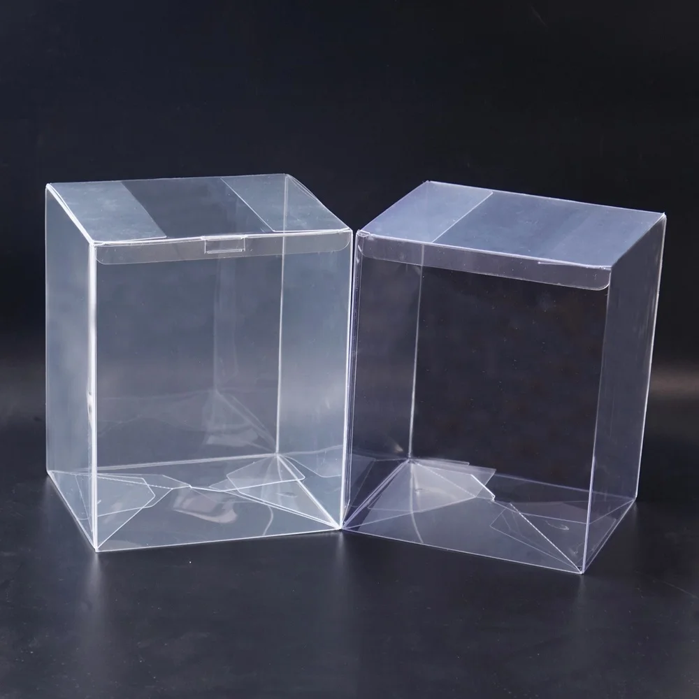 Wholesale Custom 6 inches  Auto-bottom Clear Transparent Acid free Vinyl for  funko pop protector .5mm