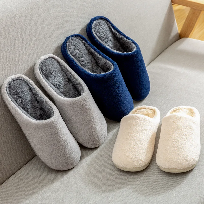 good quality Soft house Indoor Slippers Comfortable house Shoes plush Warm Women Home floor Slippers Winter Bedroom Slippers