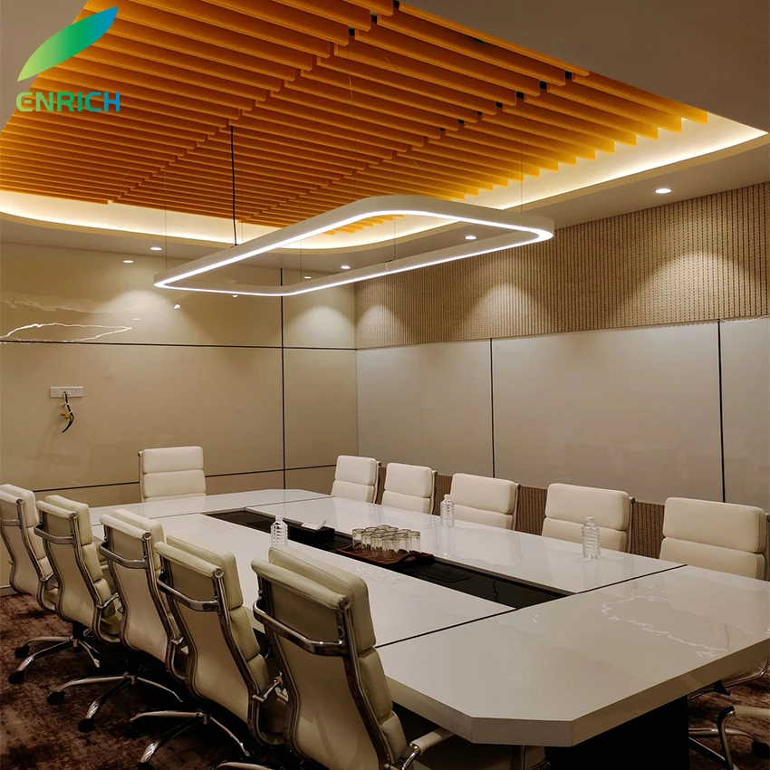 Office Lighting Customized Modern LED Lighting Rounded Rectangular Runway Oval Shape Aluminum Profile with Switch Control