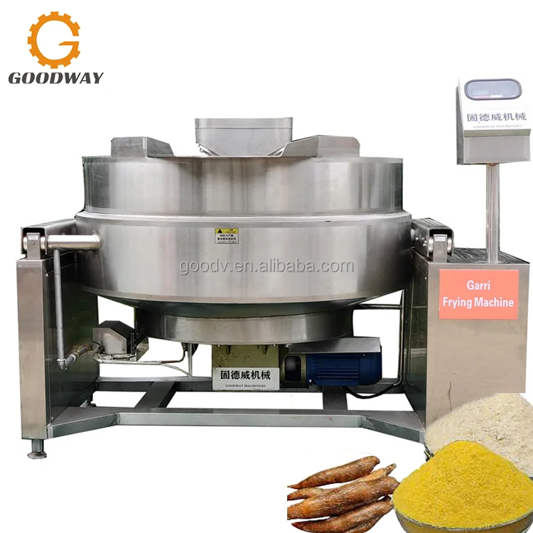 Industrial Garri Processing Machine Plant Cassava Flakes Garri Making Machine