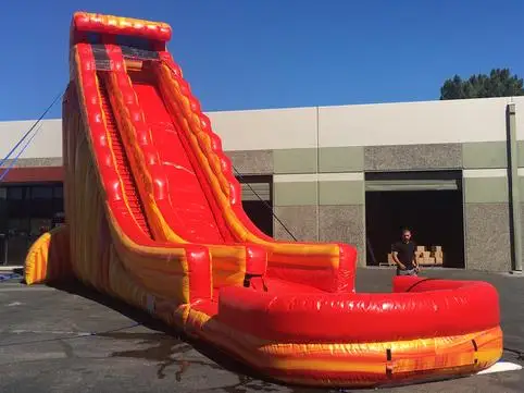 Custom Waterslide Heavy 15ft 20ft 30ft Toboganes  Inflatable Water Slide Slides The City For Rental