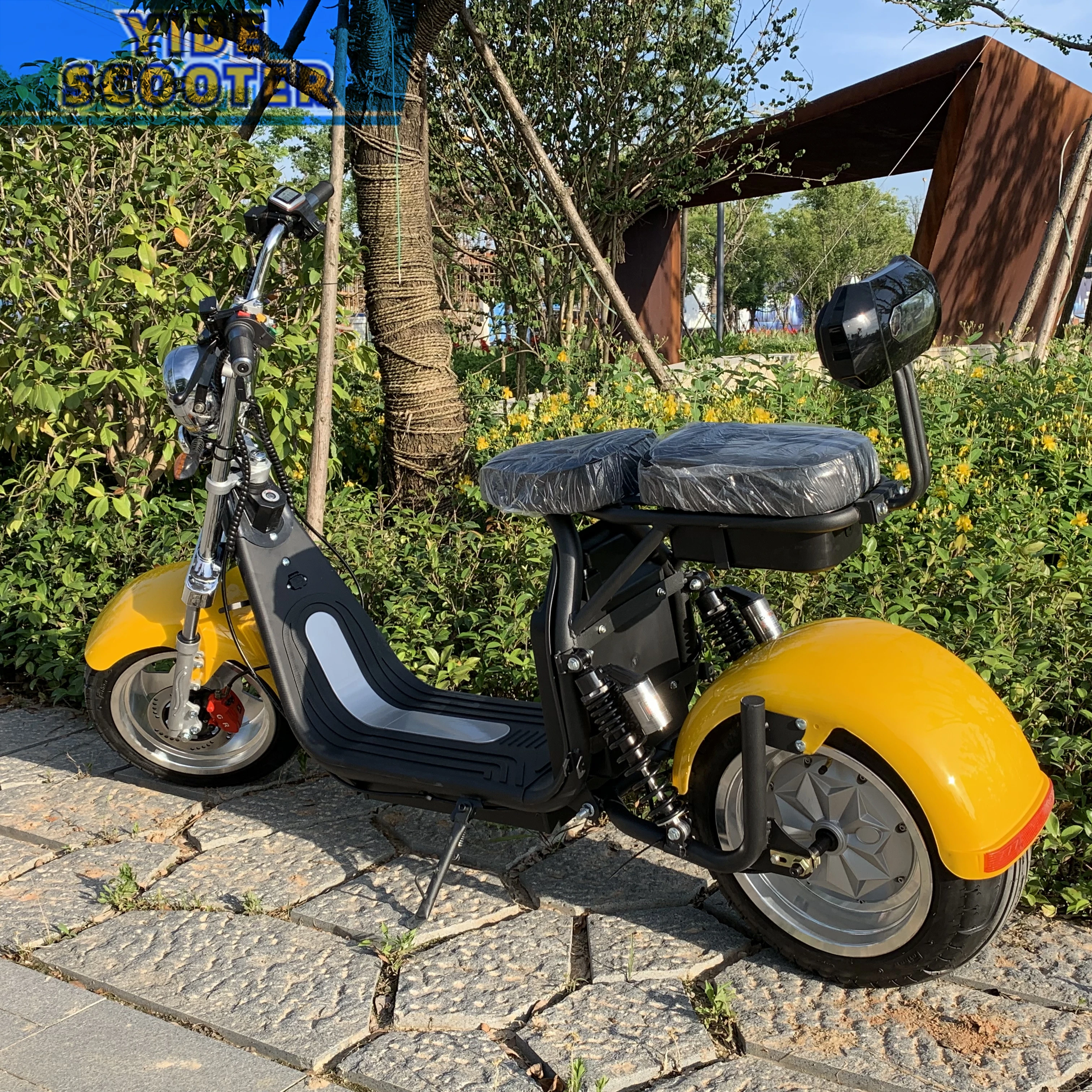 2023 Cheap Price Fat Tire Haley Type Adult Electronic Power Bike Citycoco 2000W/3000W Electric Scooters TOP One Factory