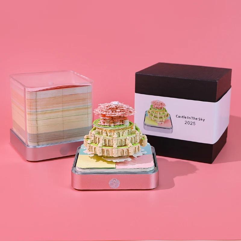 Creative Personalized Custom 3D Paper Art Daily Tear Off Small Office Pocket 3D Polyhedron Paper Desk Table Calendar For Gift