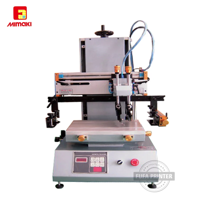 Cheaper mini desktop silk screen printing machine for  logo printing