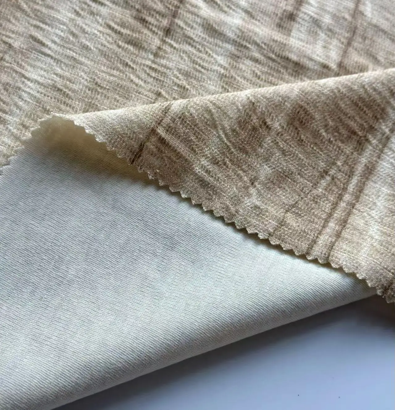 Autumn and winter vintage imitation bark fabric for coat dress pants etc