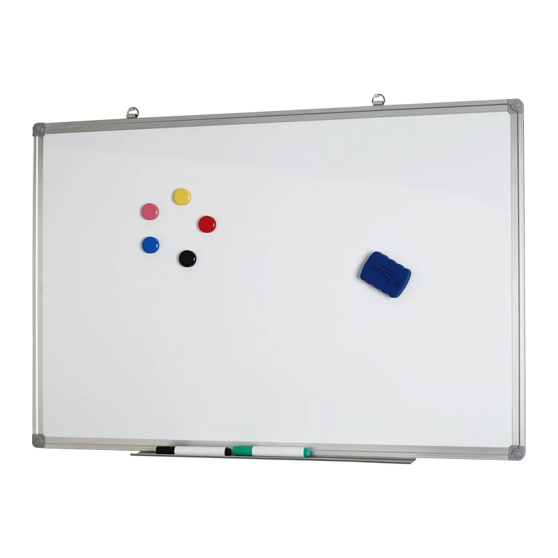 KBW Hanging aluminum whiteboard magnetic large whiteboard writing board single sided whiteboard for teaching office home school