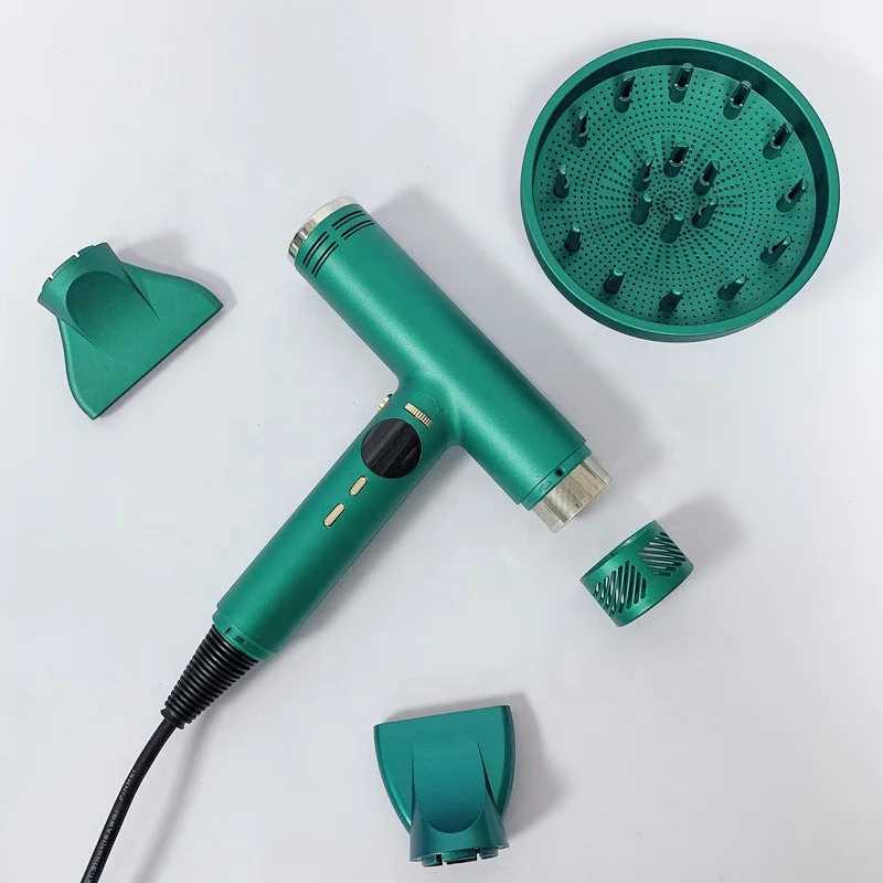 High power Lcd display negative ions blcd fast dryer portable electric hair blow dryer with detachable power cable