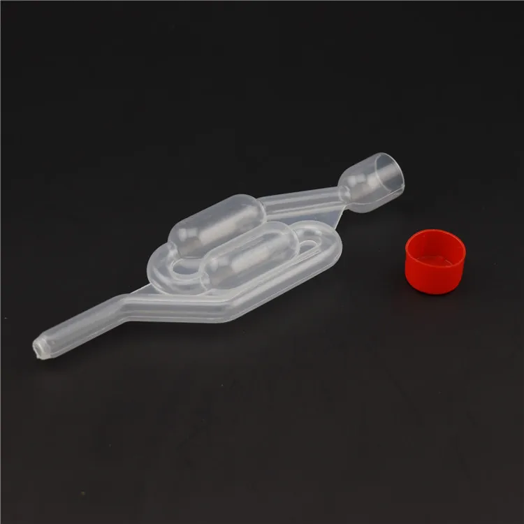 Plastic Air Lock Fermentation Wine Twin Bubble Airlock with Lid Home Brewing Beer Making
