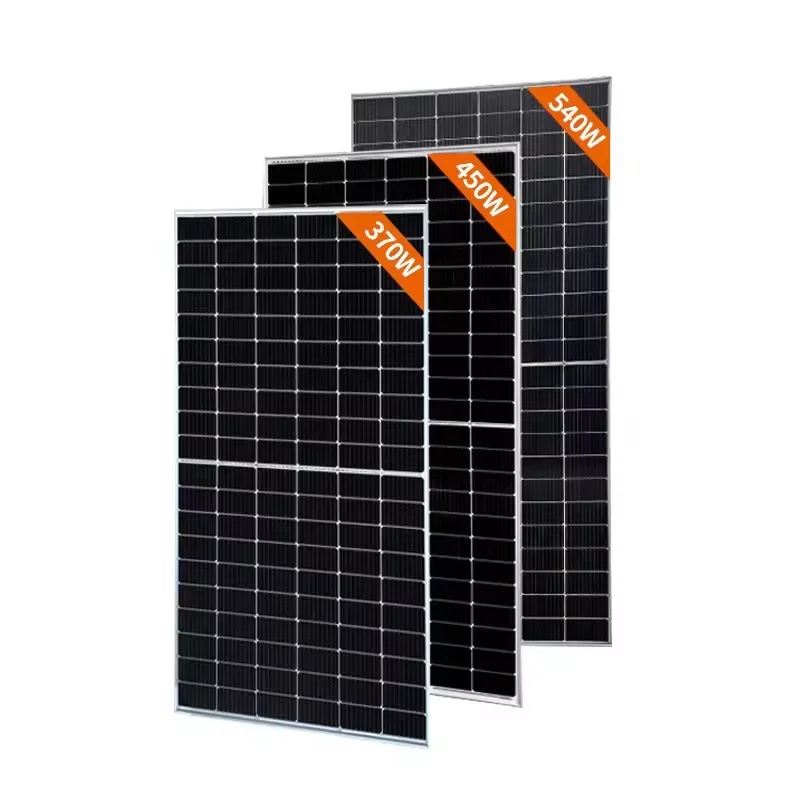 Longi solar panel ongrid solar system 30kw 50kw 60kw Growatt inverter solar power system with lithium battery lead acid battery