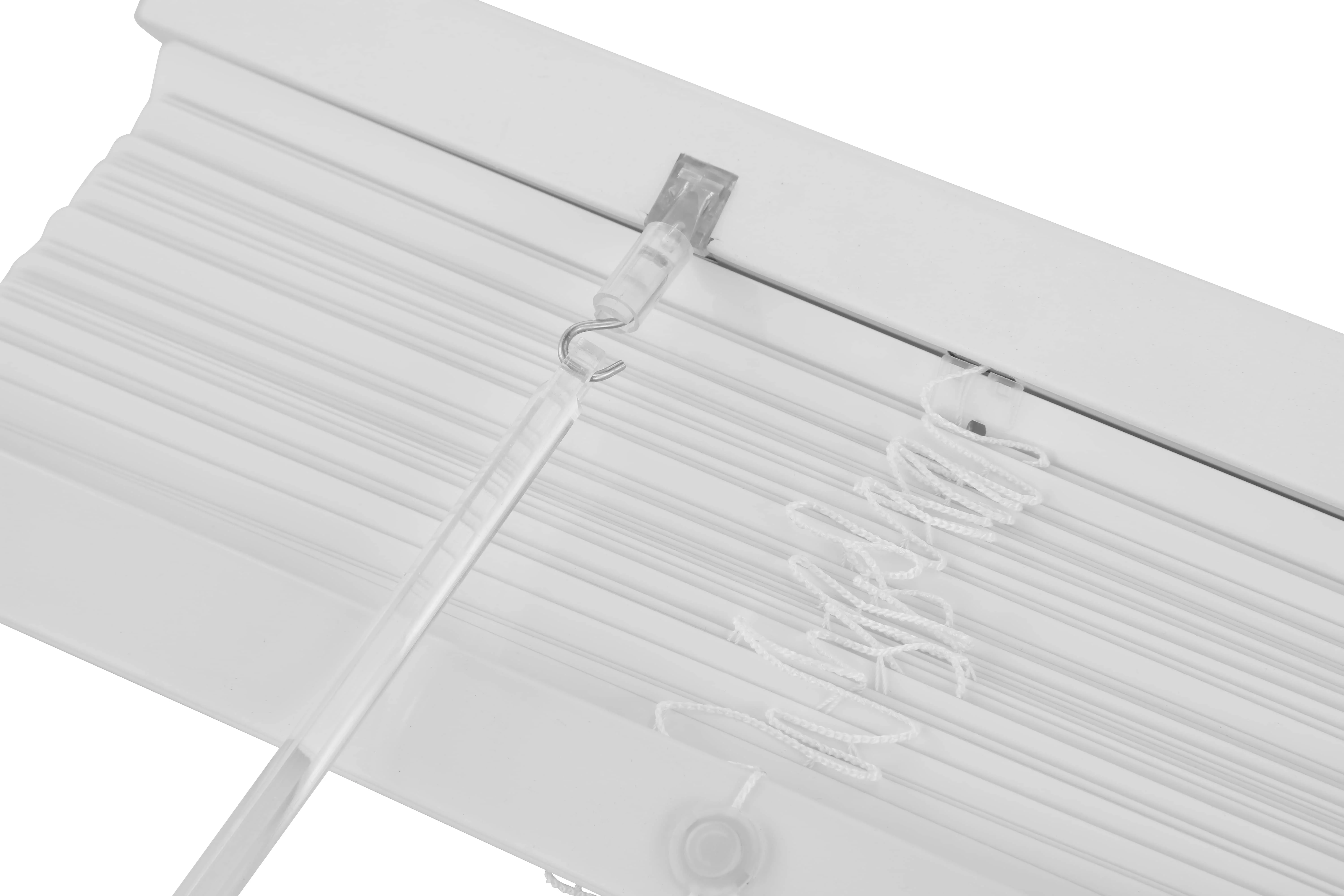 Mini Blinds Aluminum Venetian Slat Blinds Blackout Horizontal Shades for Windows Anti-UV Waterproof Light Adjustment Bathroom