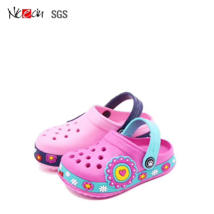 Летние Пластиковые сабо, детские сабо для улицы, новый дизайн, сандалии для девочек, Женская безопасная розовая садовая обувь