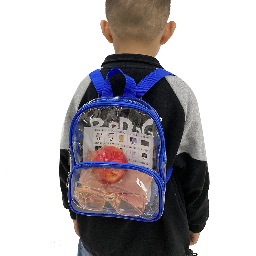 Bag Backpack Transparent Holographic Plastic Colorful Pvc Outdoor Backpack Fashion Back Pack Clear School Bag Water Proof