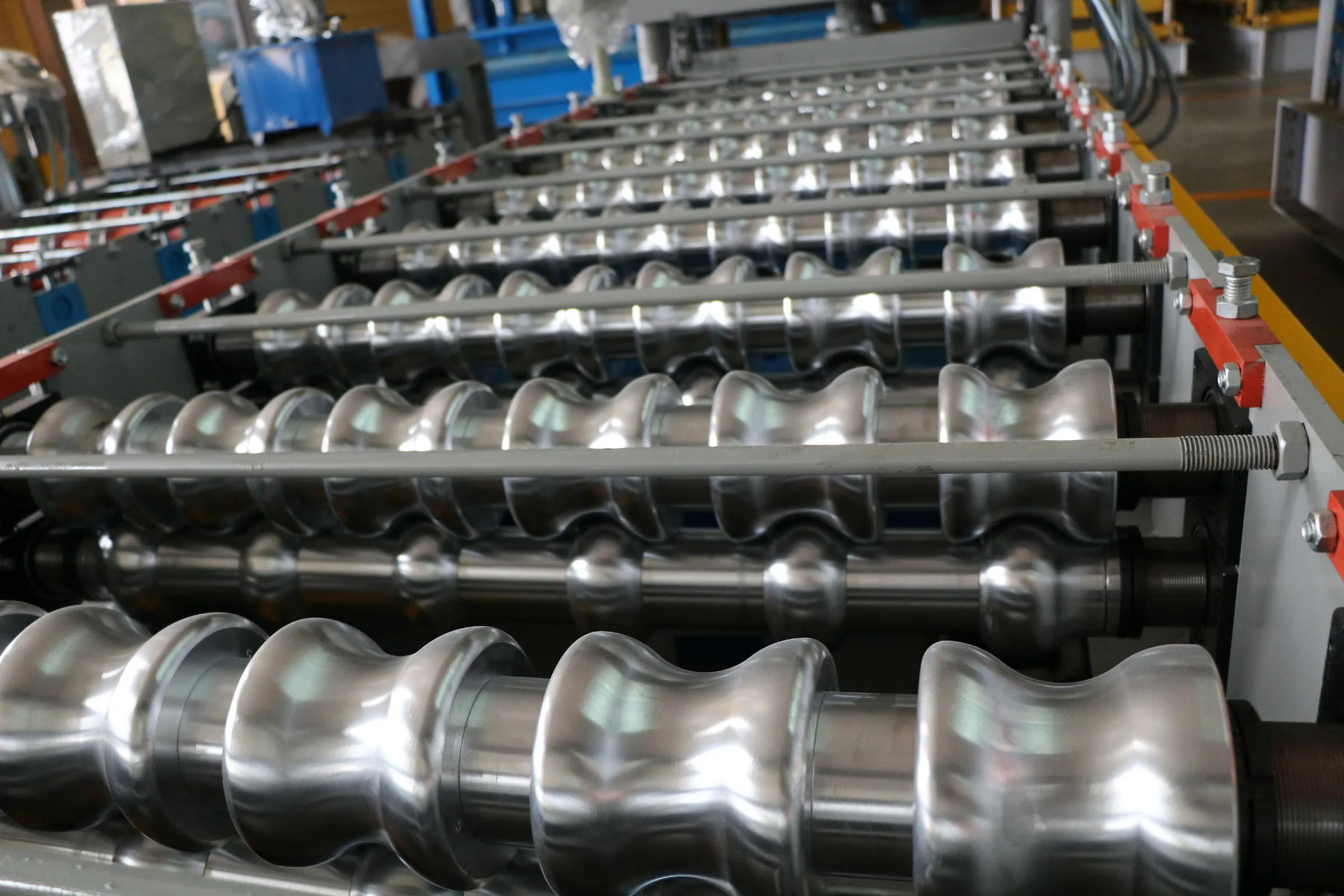 HAIDE Best Seller concrete roof tile making machine rotary sheet metal machine