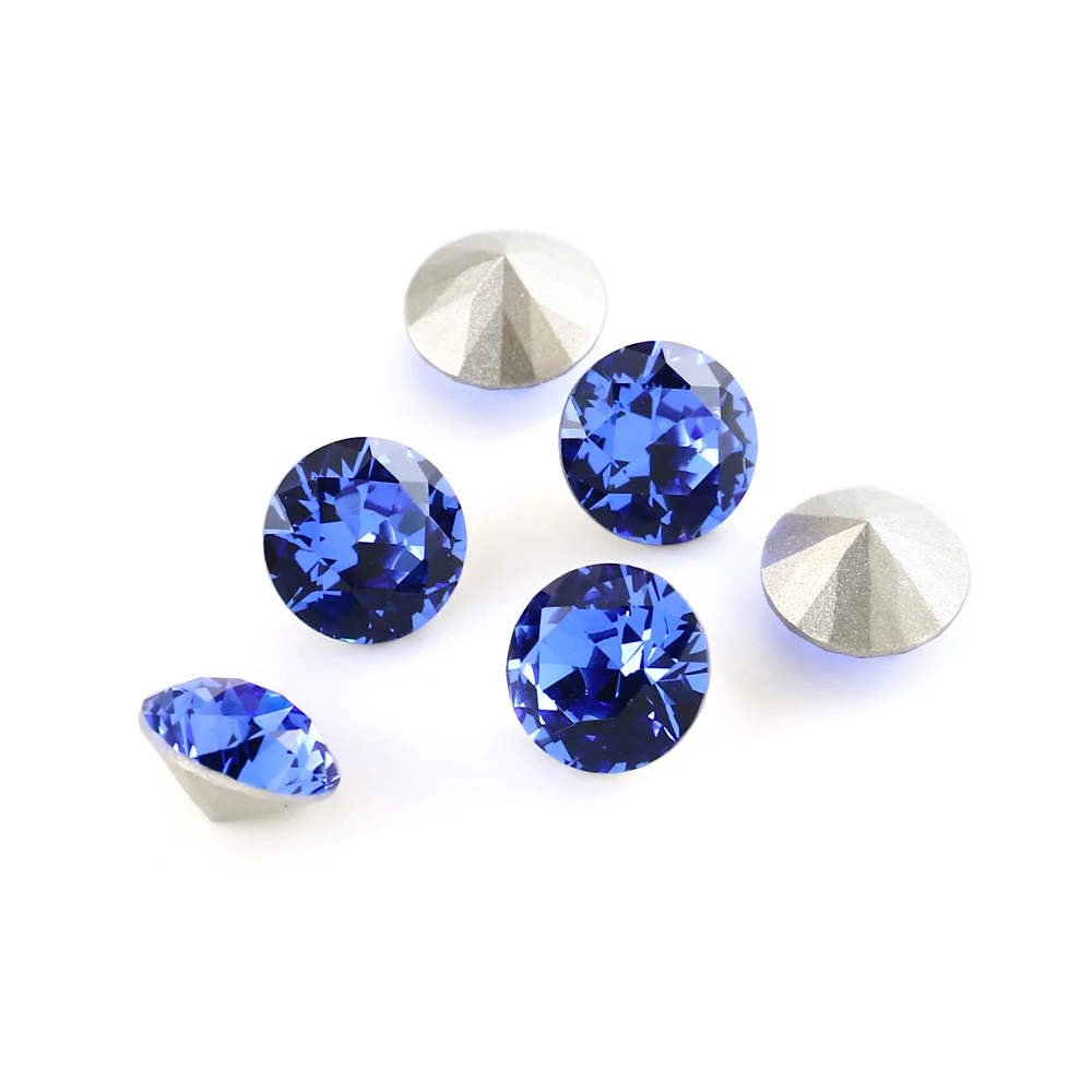 Dongzhou 10mm chaton cut rhinestones k9 crystal fancy stone Wholesale loose crystal bead for jewelry making diy accessories