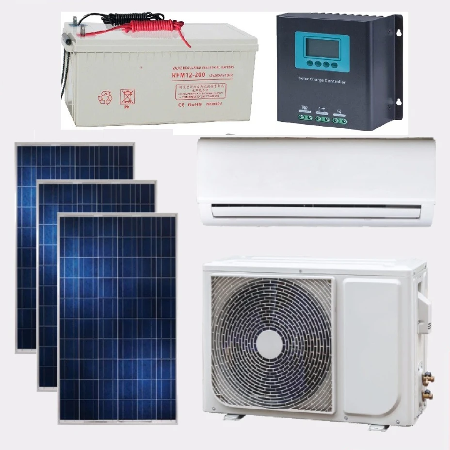 9000Btu 12000btu 18000btu 12-24 Volt Operation Temperature 16-30degree DC Solar Air Conditioner