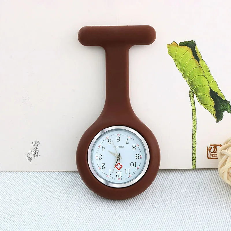  Multi Color Quartz Watch Women Breast Pockets Nurses Fob Brooch