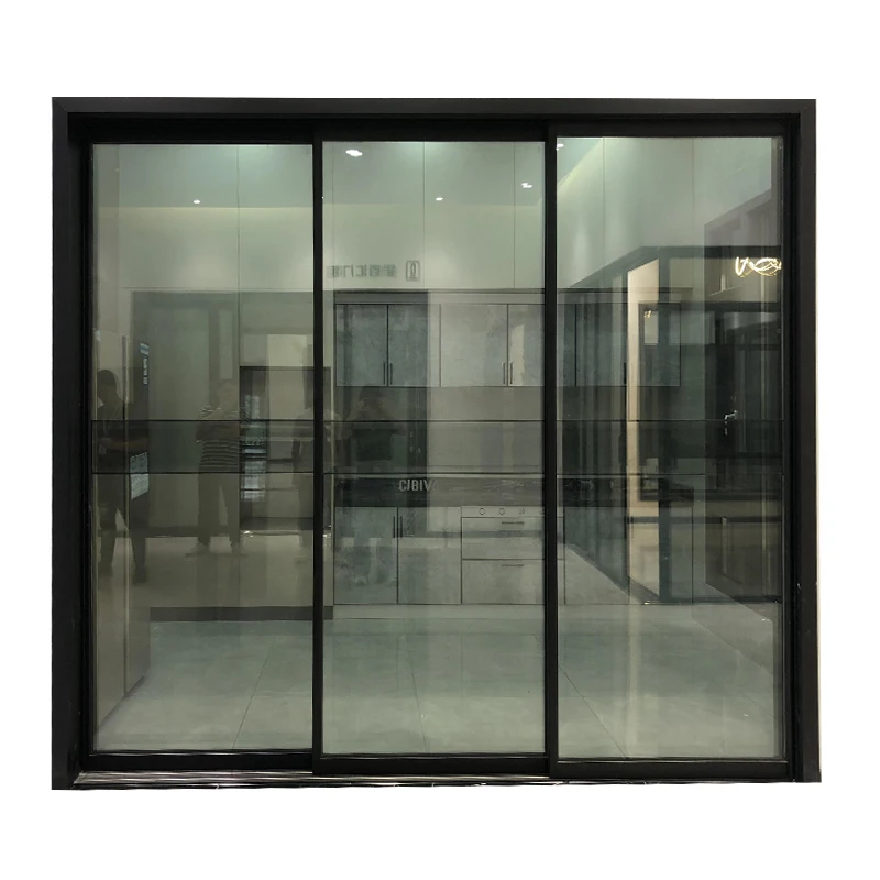 JBDhome Prefabricated Villa Modern Sliding Doors High Quality Hurricane Impact PVC Double Glazed Sliding Doors