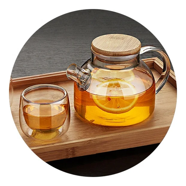 Wholesale High Quality Clear Luxury 500ml Tea Set Gift Tea Kettle Set Tea Pots Kettles